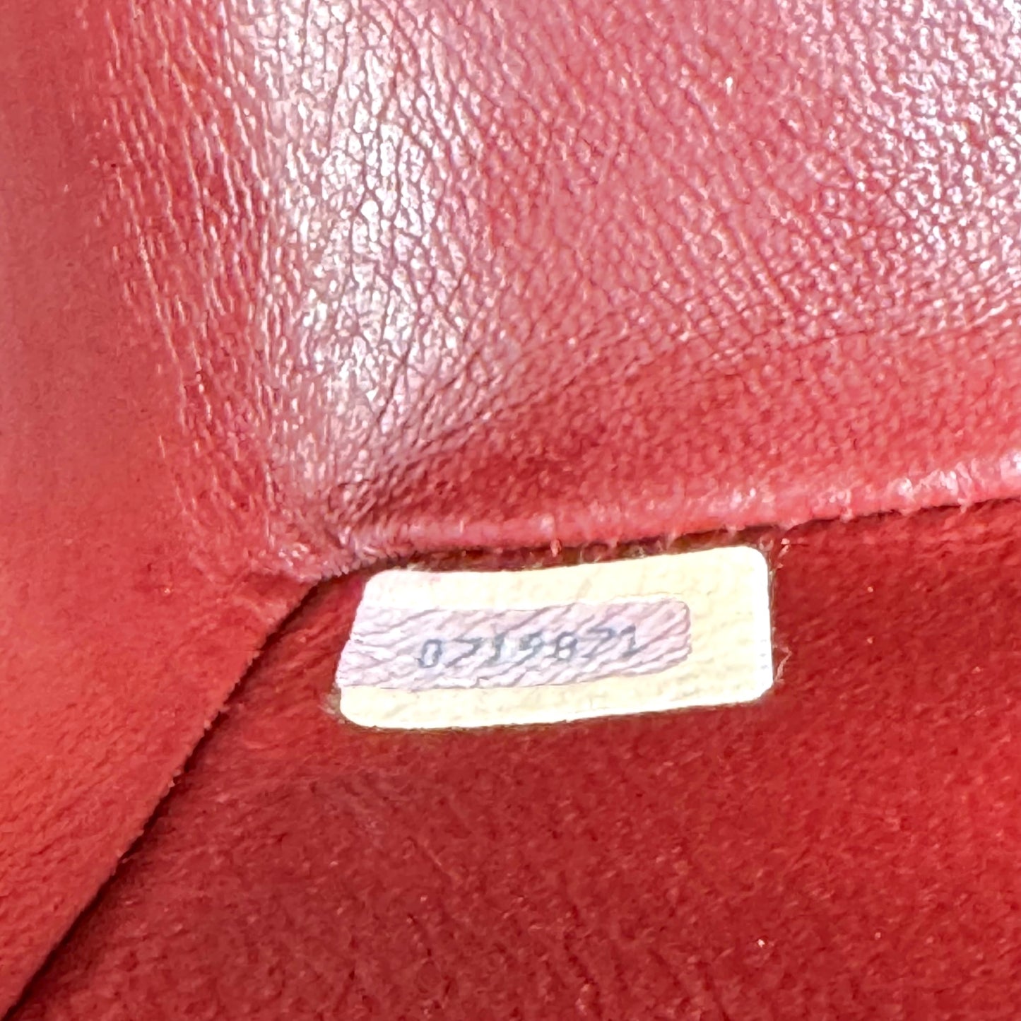 Chanel Small Square Classic Flap Bag Burgundy Gold Leather