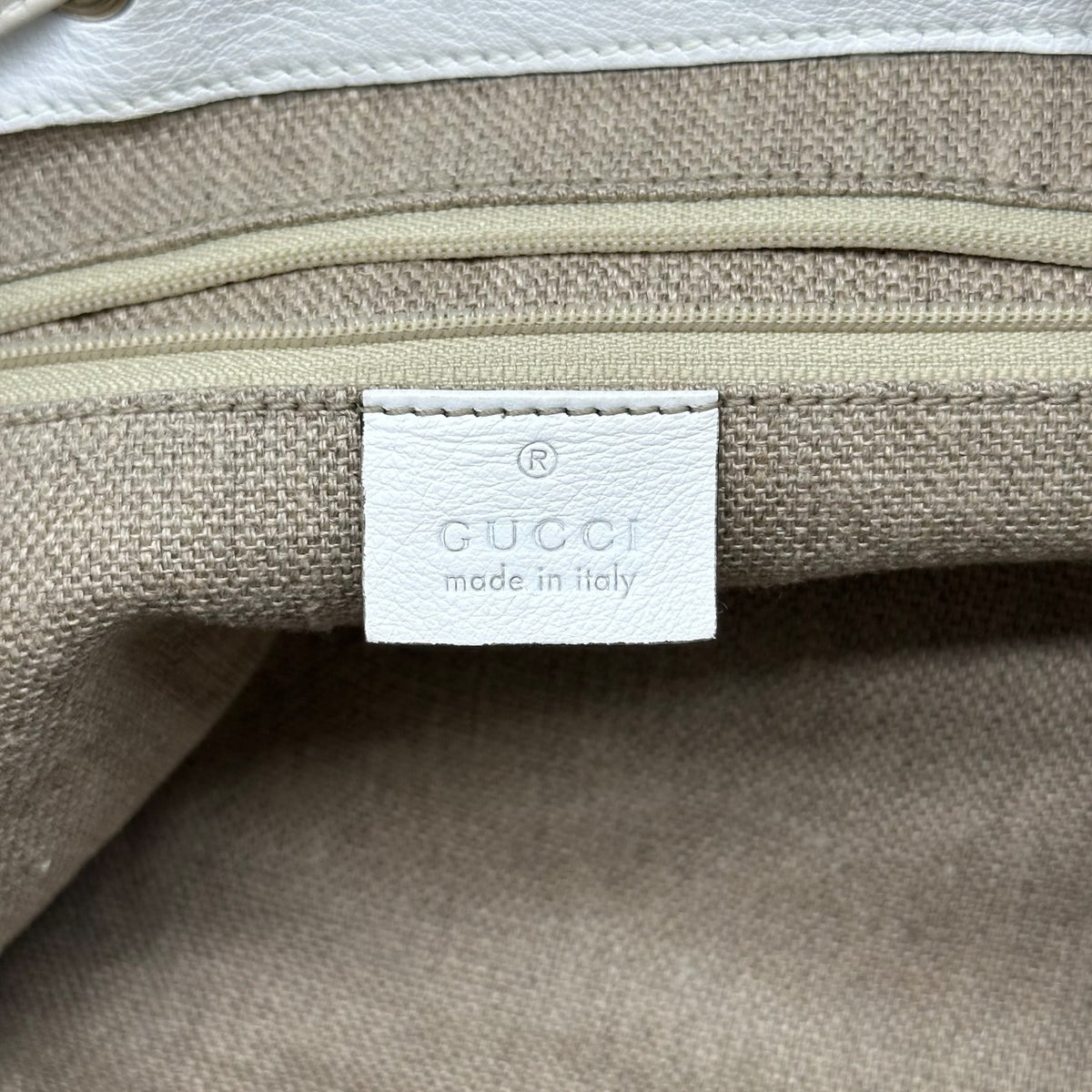 Gucci White Python Tattoo Tribeca Messenger Bag