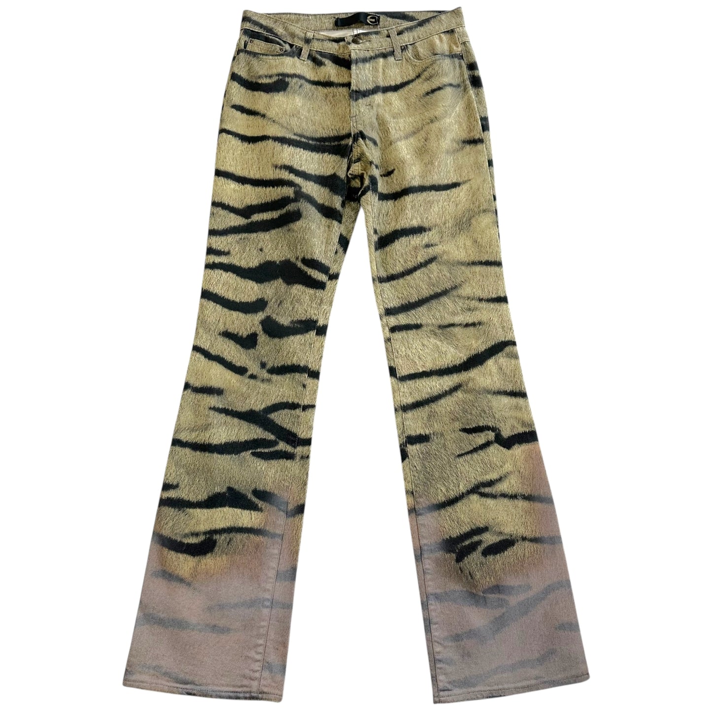 Just Cavalli Roberto Cavalli Tiger Print Pink Gradient Jeans - Outfit Repeater