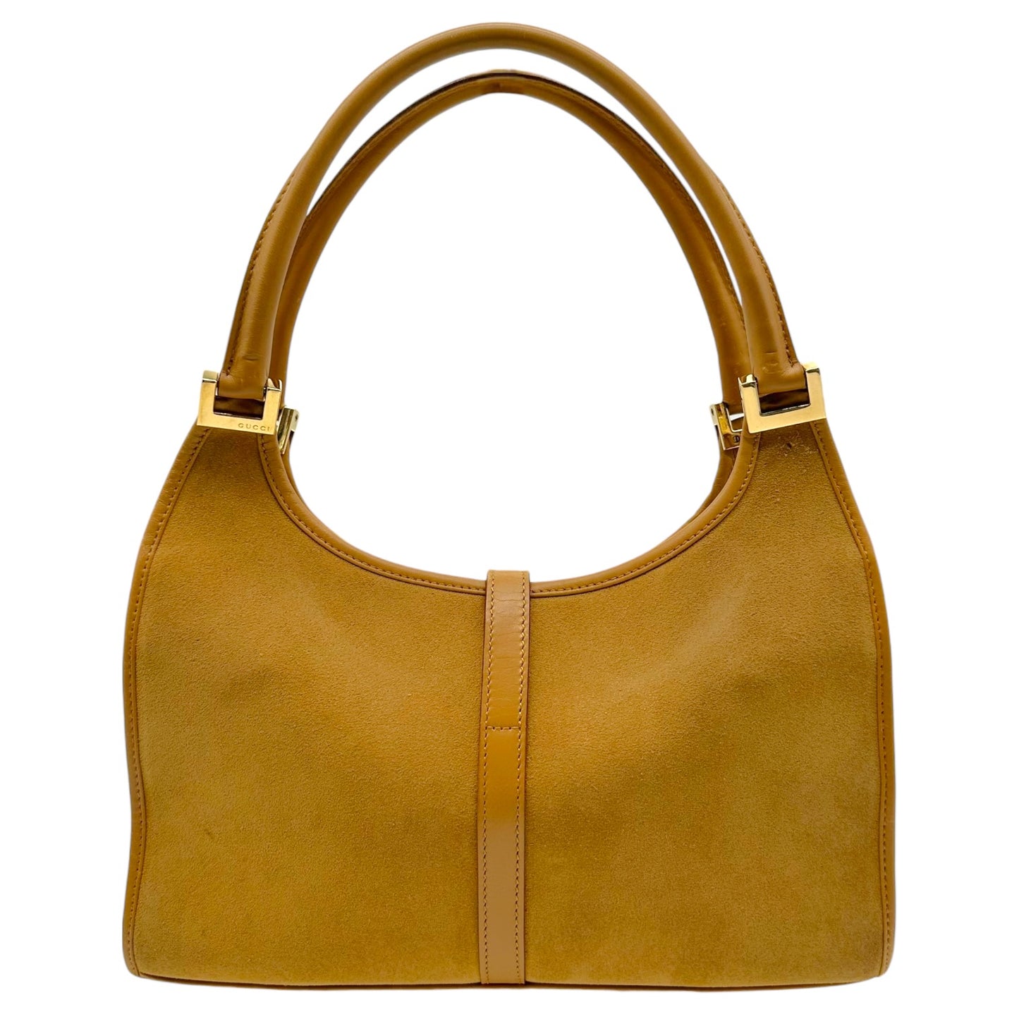 Gucci Tan Suede & Leather Mini Jackie Bag