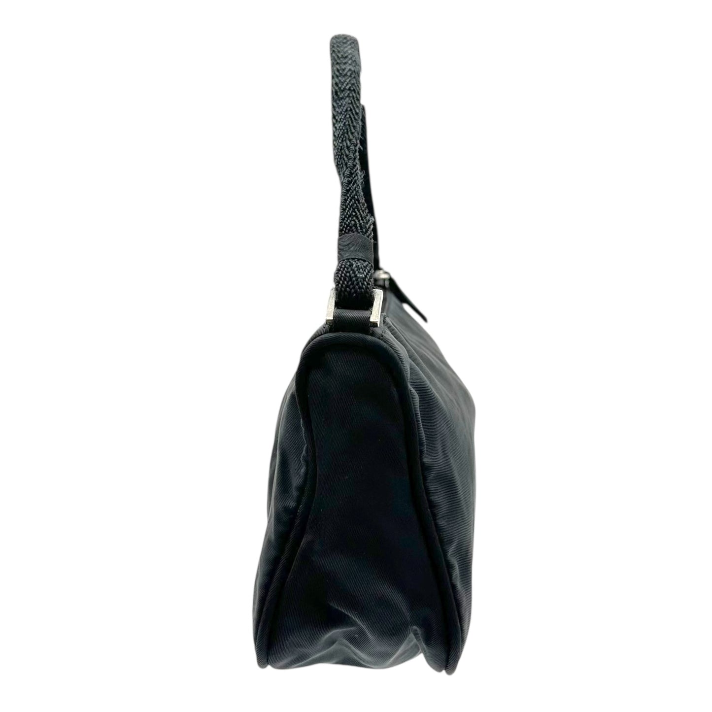 Prada Black Nylon Small Pochette Bag