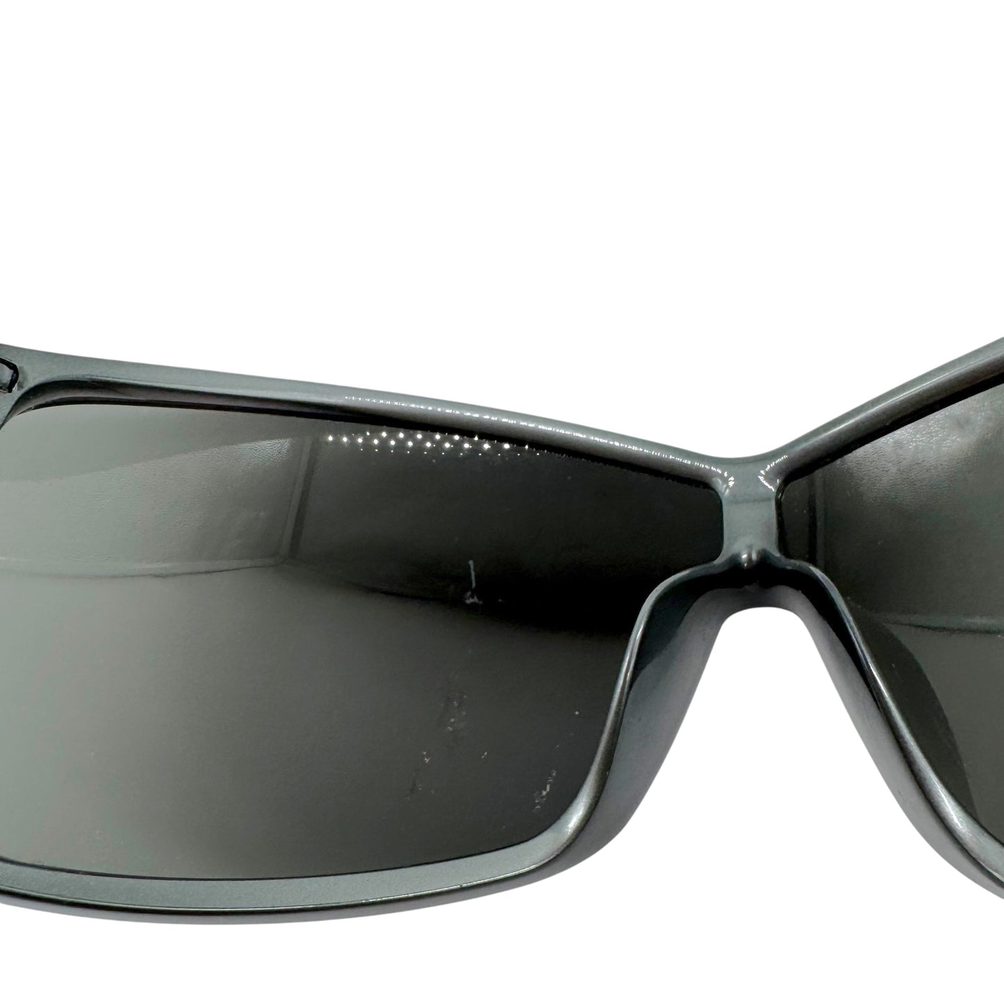 Christian Dior Gray Oversized Shield Sunglasses