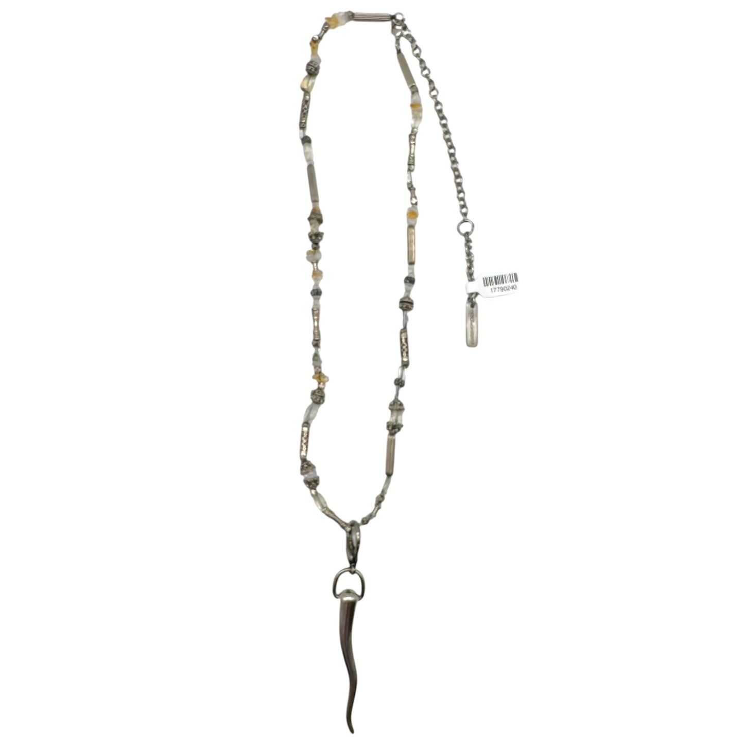 Dolce & Gabbana Beaded Necklace With Horn Charm