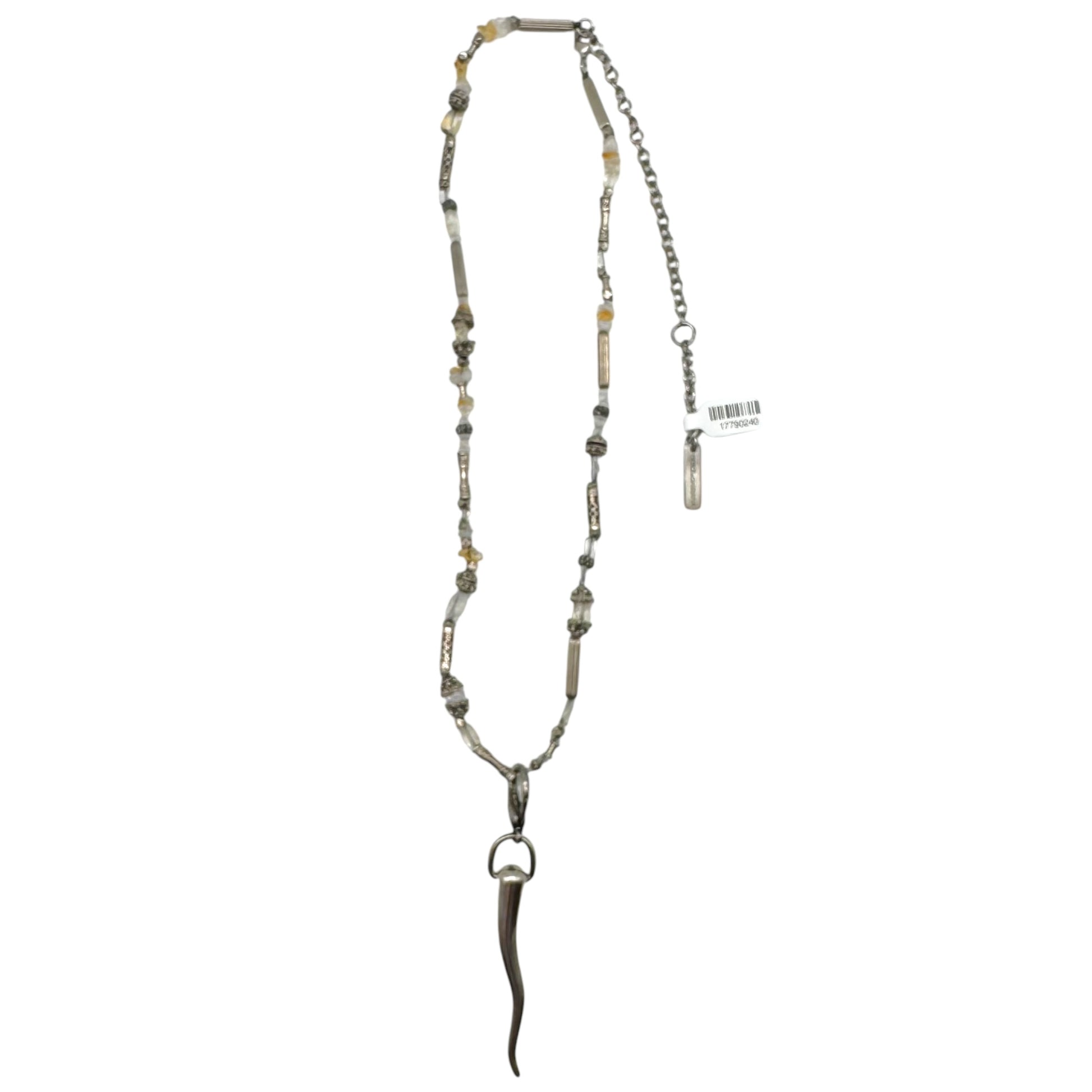 Dolce & Gabbana Beaded Necklace With Horn Charm