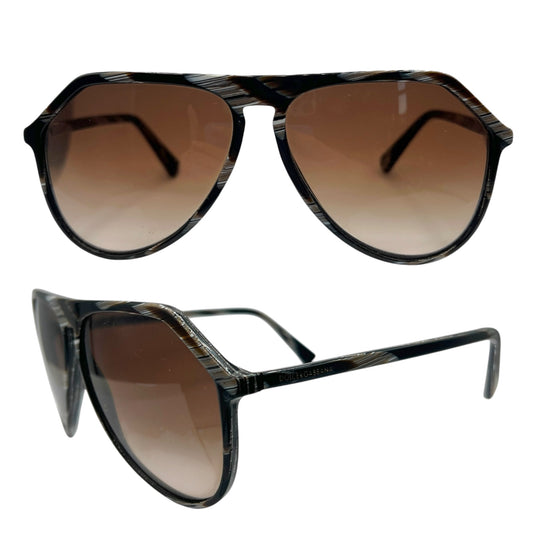 Dolce & Gabbana Printed Aviator Sunglasses w/ Case