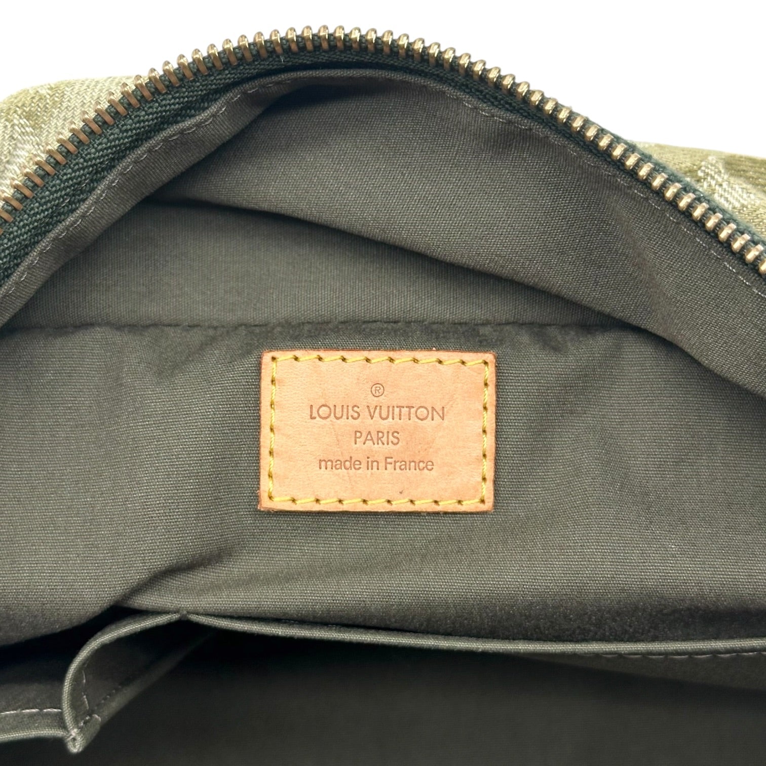 Louis Vuitton Denim Shoulder Bag Monogramouflage Camo