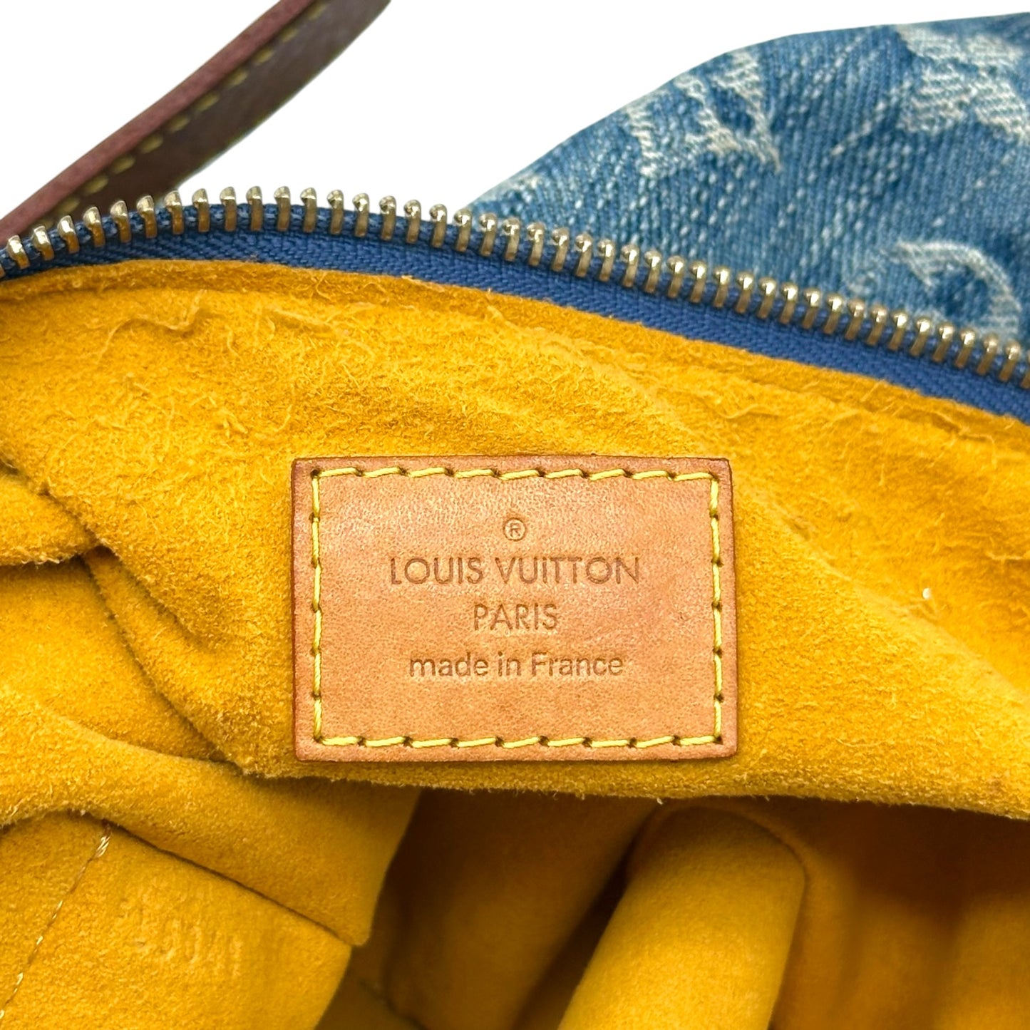 Louis Vuitton Blue Denim Baggy PM 2-Way Bag