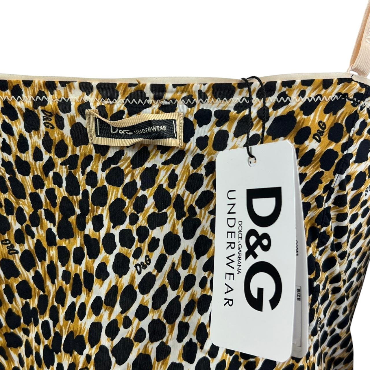 D&G Dolce & Gabbana Leopard Bustier Top - Outfit Repeater