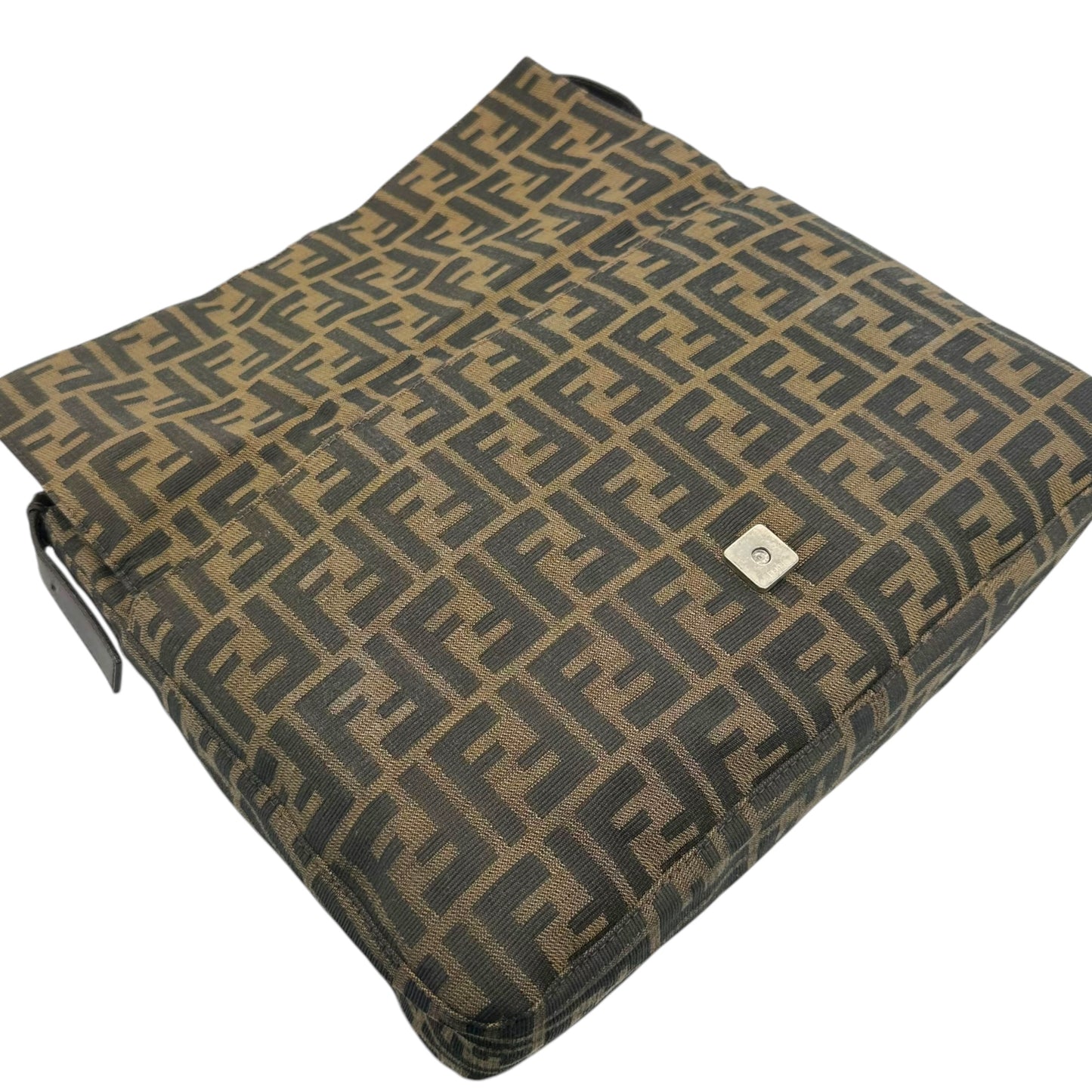 Fendi Brown Zucca Monogram XL Mama Baguette Bag - Outfit Repeater