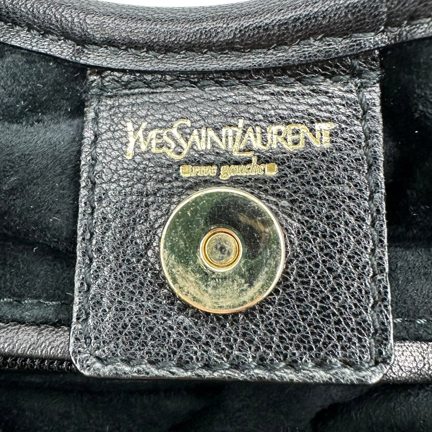 Yves Saint Laurent by Tom Ford Black Leather St. Tropez Bag - Outfit Repeater