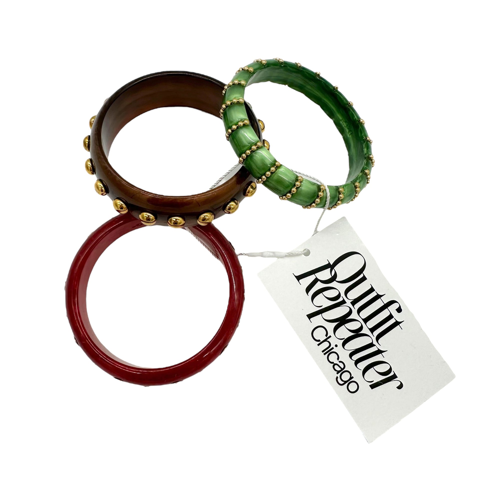 D&G Dolce & Gabbana Multicolor Bangle Bracelet Set - Outfit Repeater