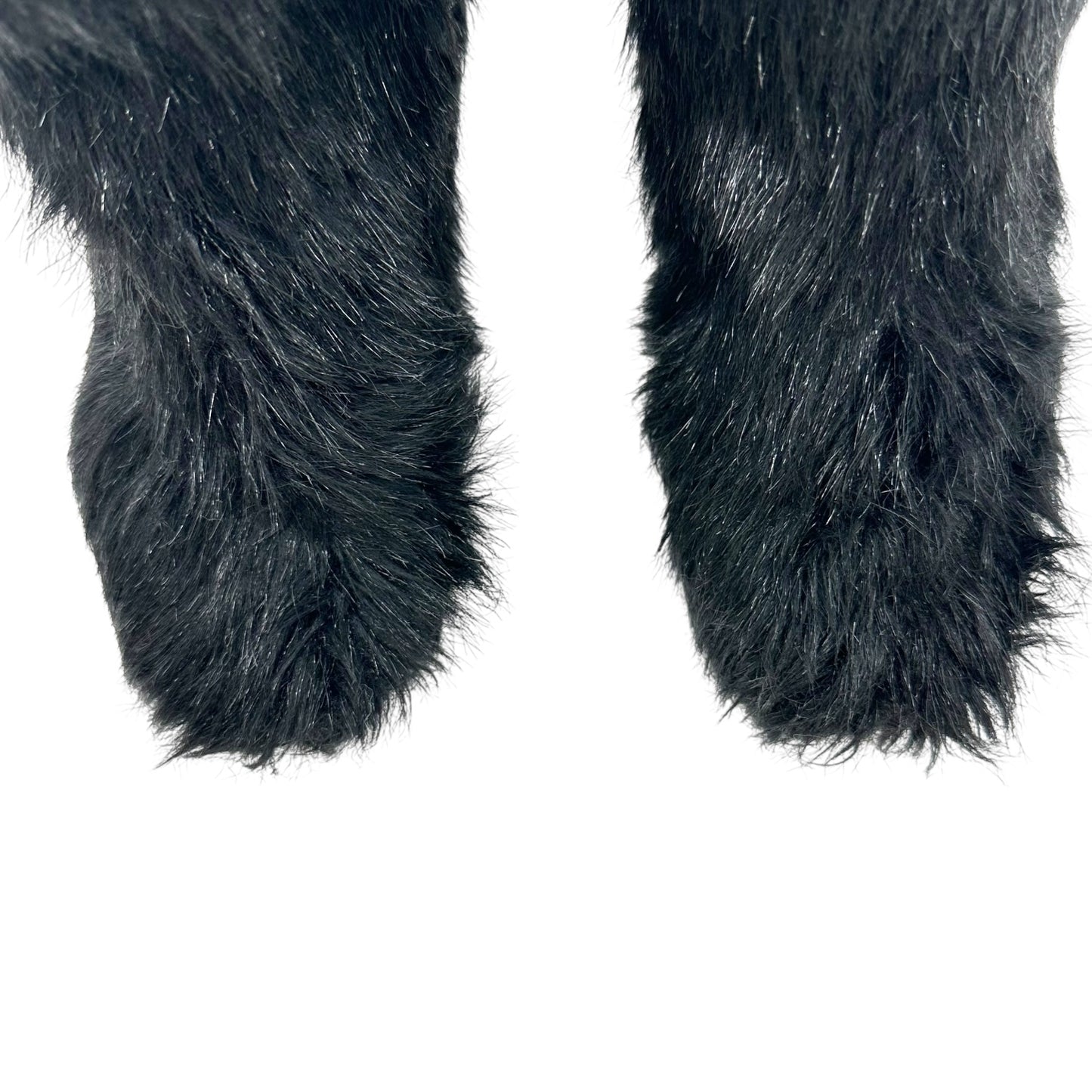 Chanel 'Fantasy Fur' Faux Fur Wedge Heel Boots
