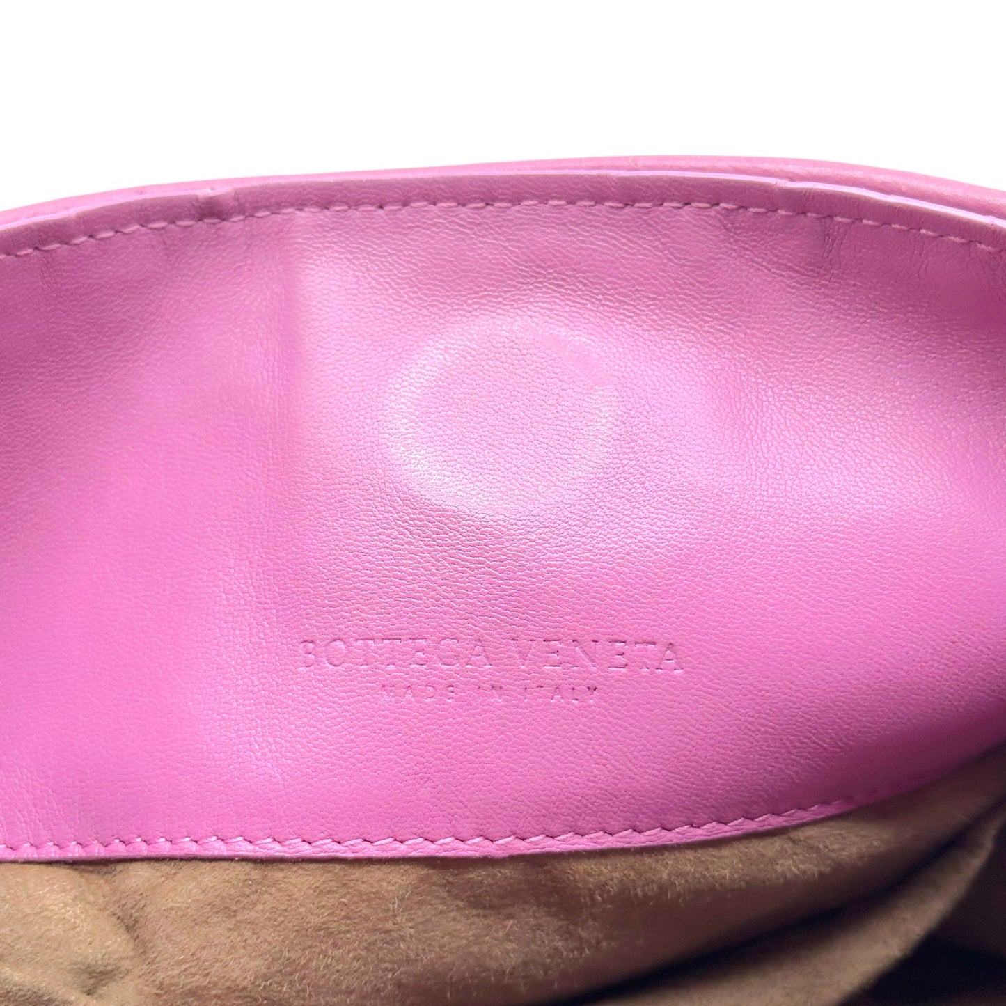 Bottega Veneta Small Parachute Bag Pink Purple Intrecciato