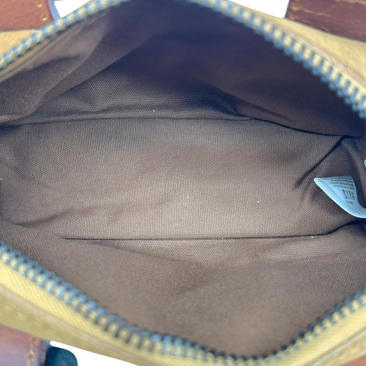 Dsquared2 Brown Suede & Leather Belt Buckle Mini Bag