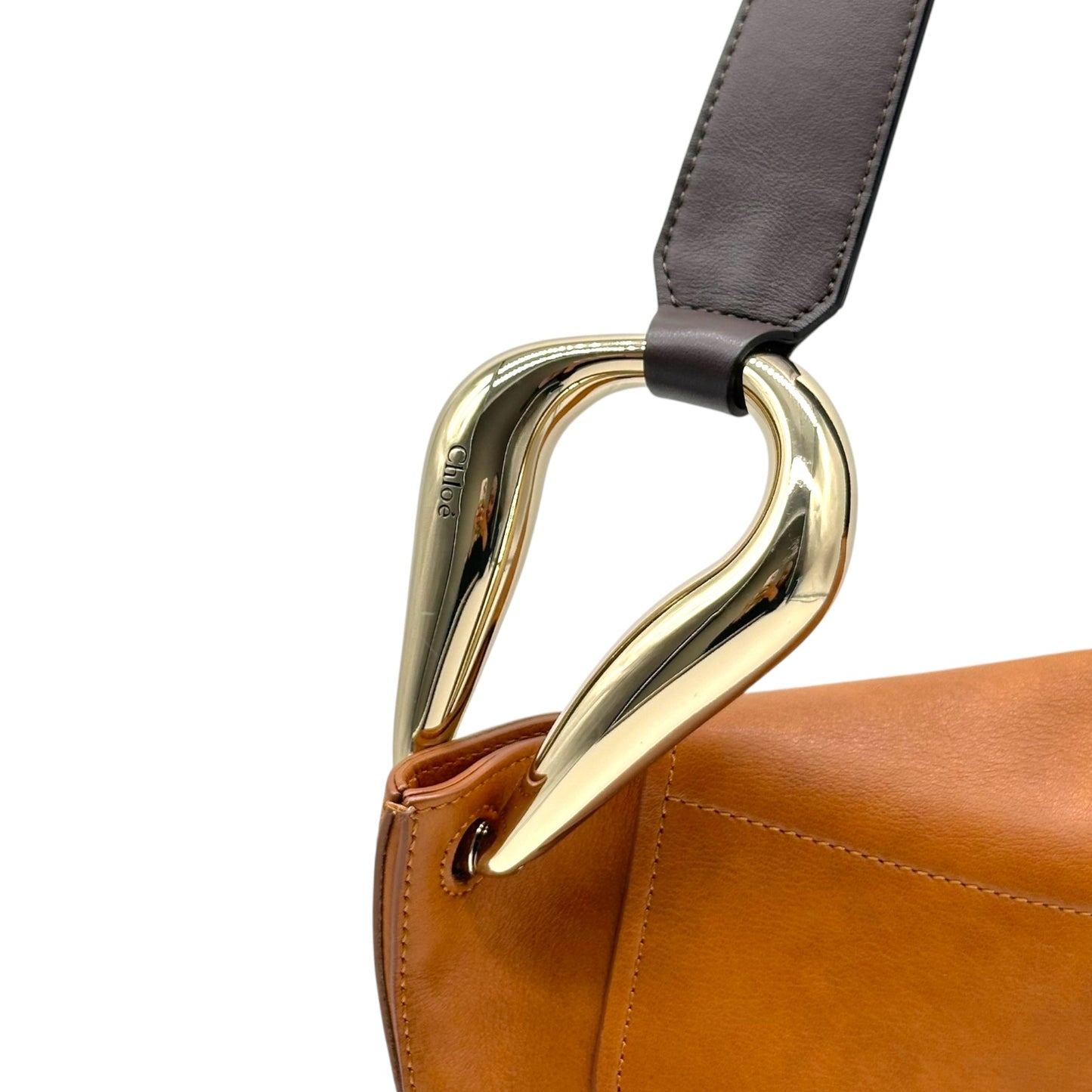 Chloé Brown & Tan Leather Hobo Bag