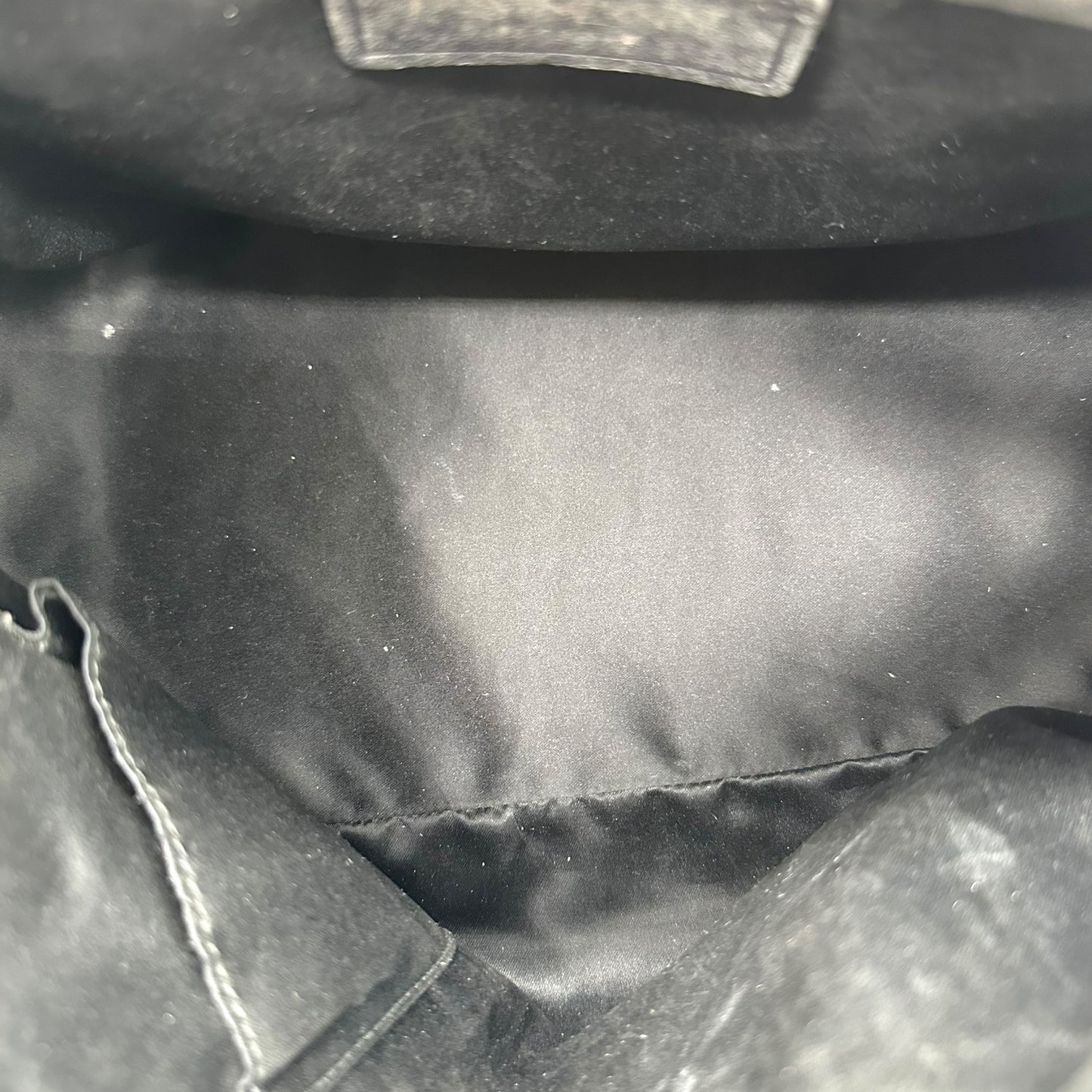 Yves Saint Laurent Rive Gauche Embroidered Metallic Leather Bowler Bag