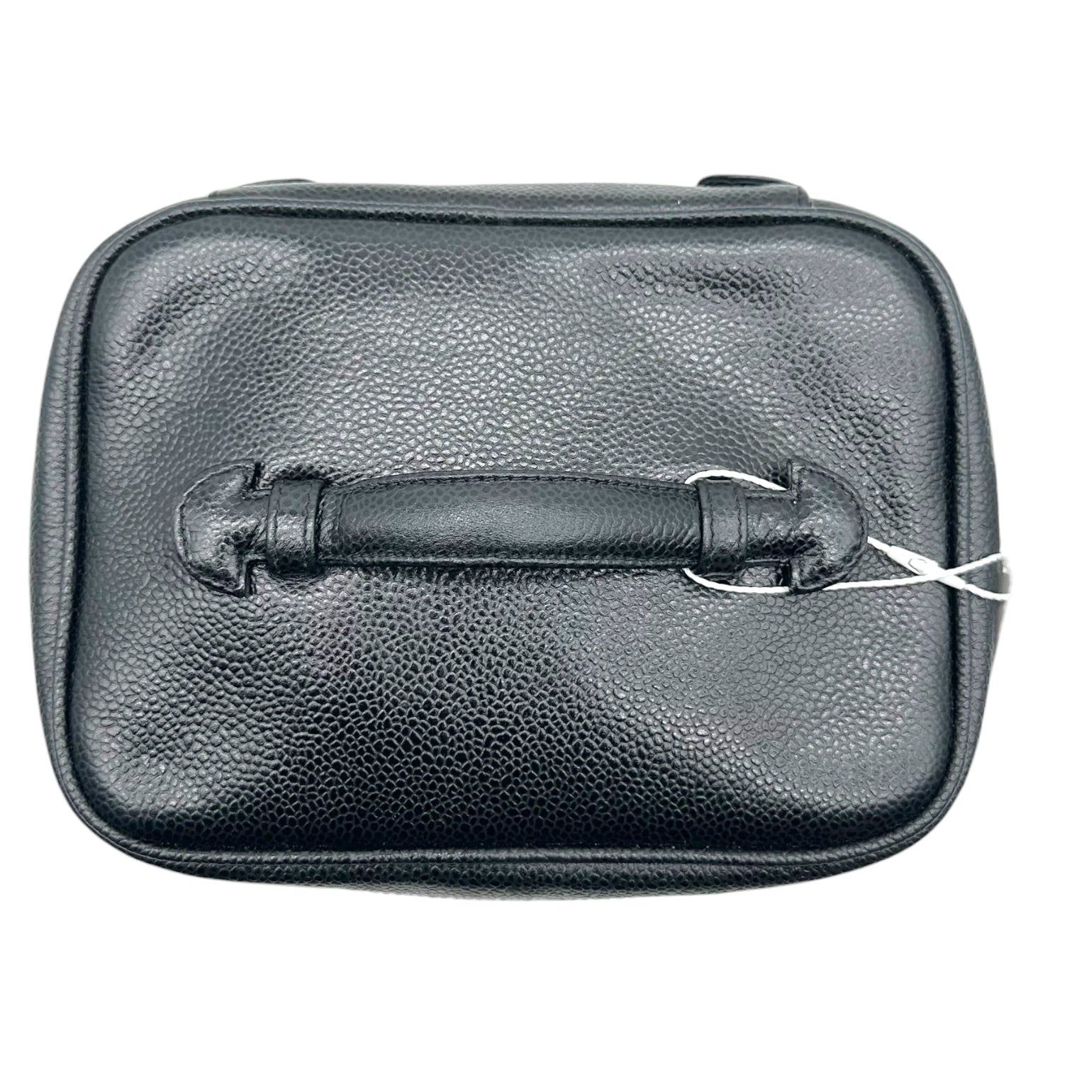 Chanel Black Caviar Leather Vanity Bag