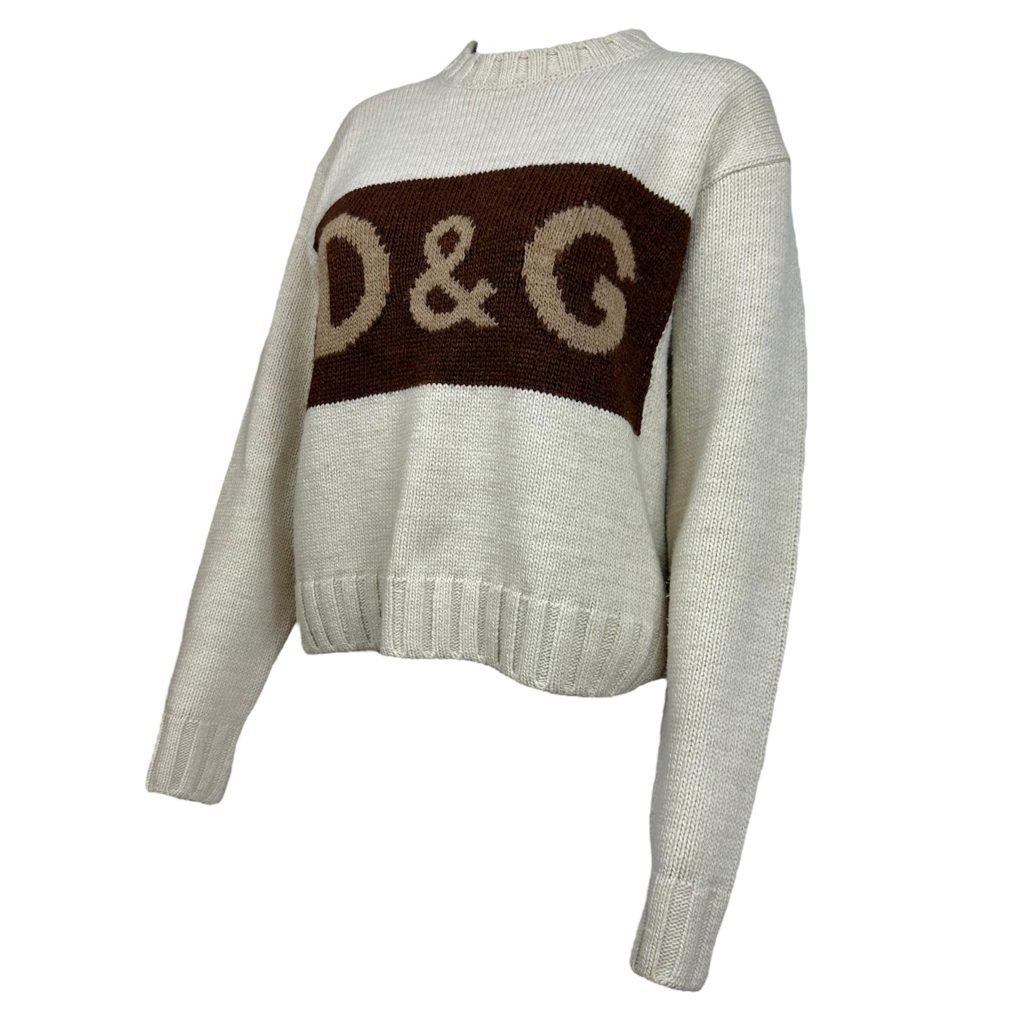 D&G Dolce & Gabbana Wool Logo Sweater - Outfit Repeater