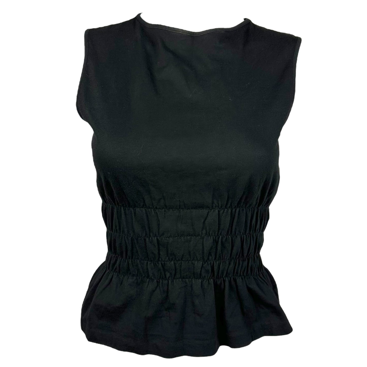 Gucci by Tom Ford Black Cinched Waist Tank Top - Outfit Repeater