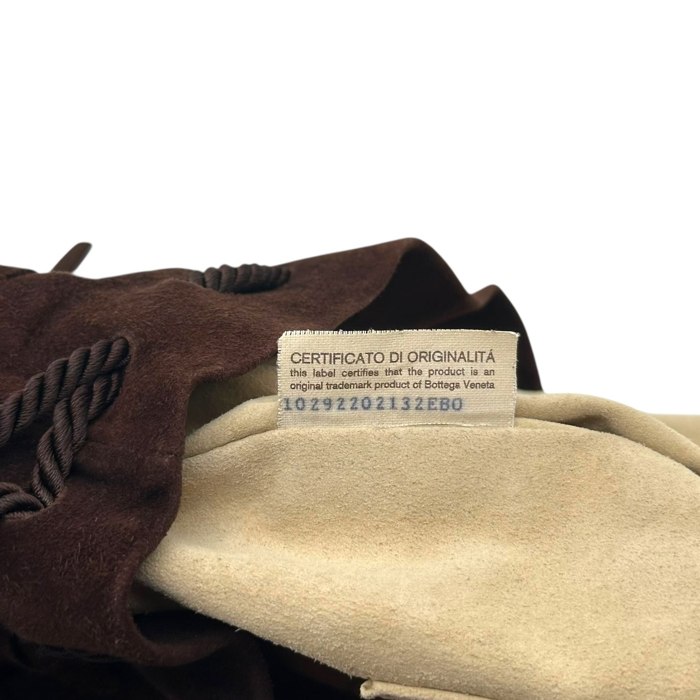 Bottega Veneta Brown Intrecciato Woven Suede Fringe Trim Clutch