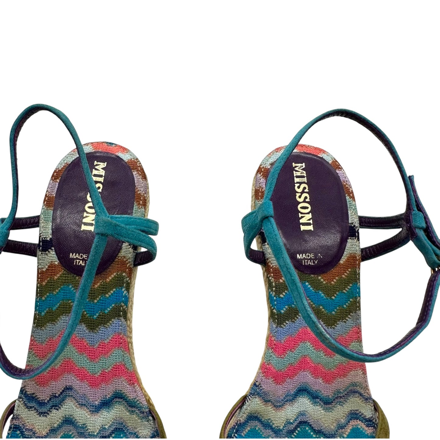 Missoni Multicolor Chevorn Esparille Heels