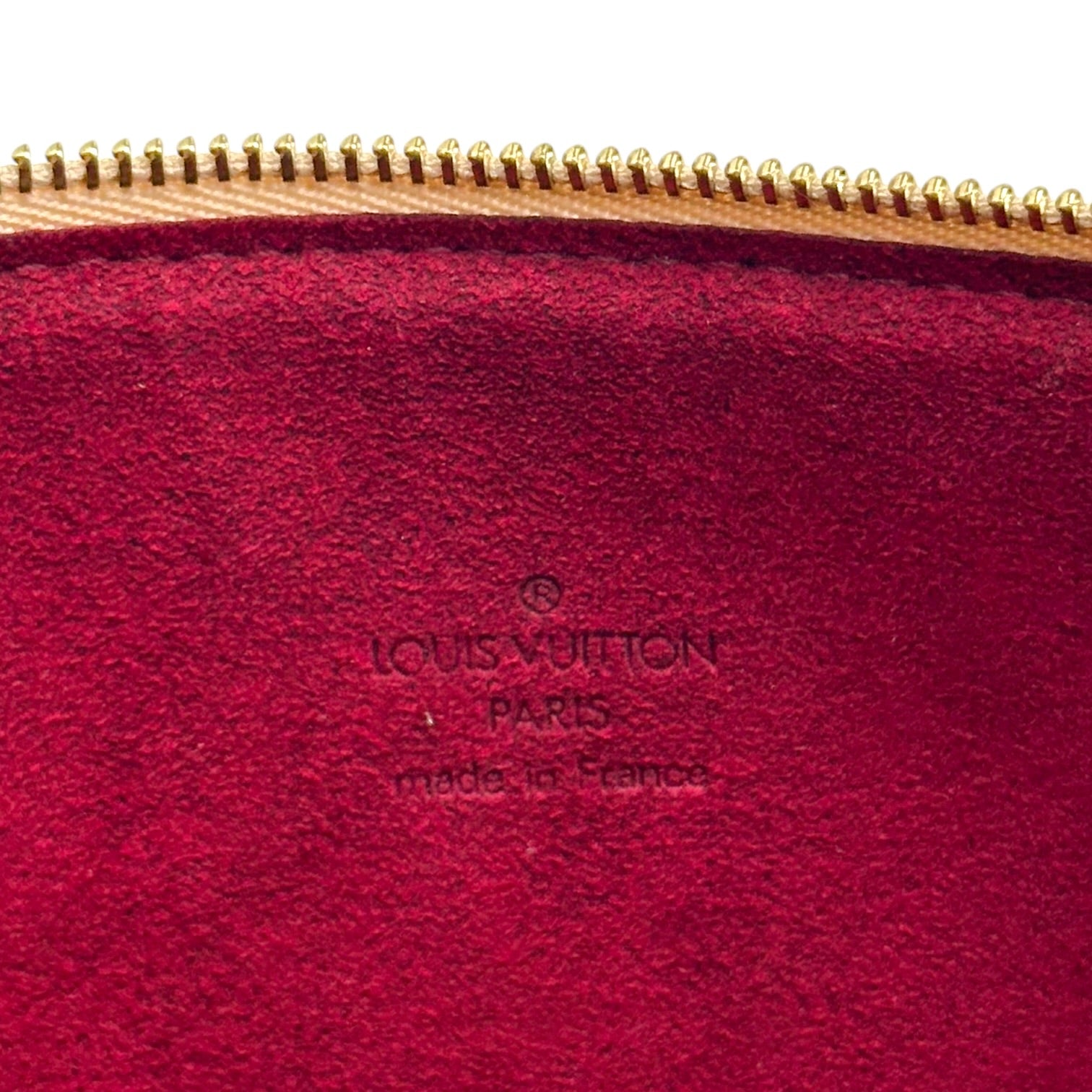 Louis Vuitton Pochette Bag White Multicolor Monogram