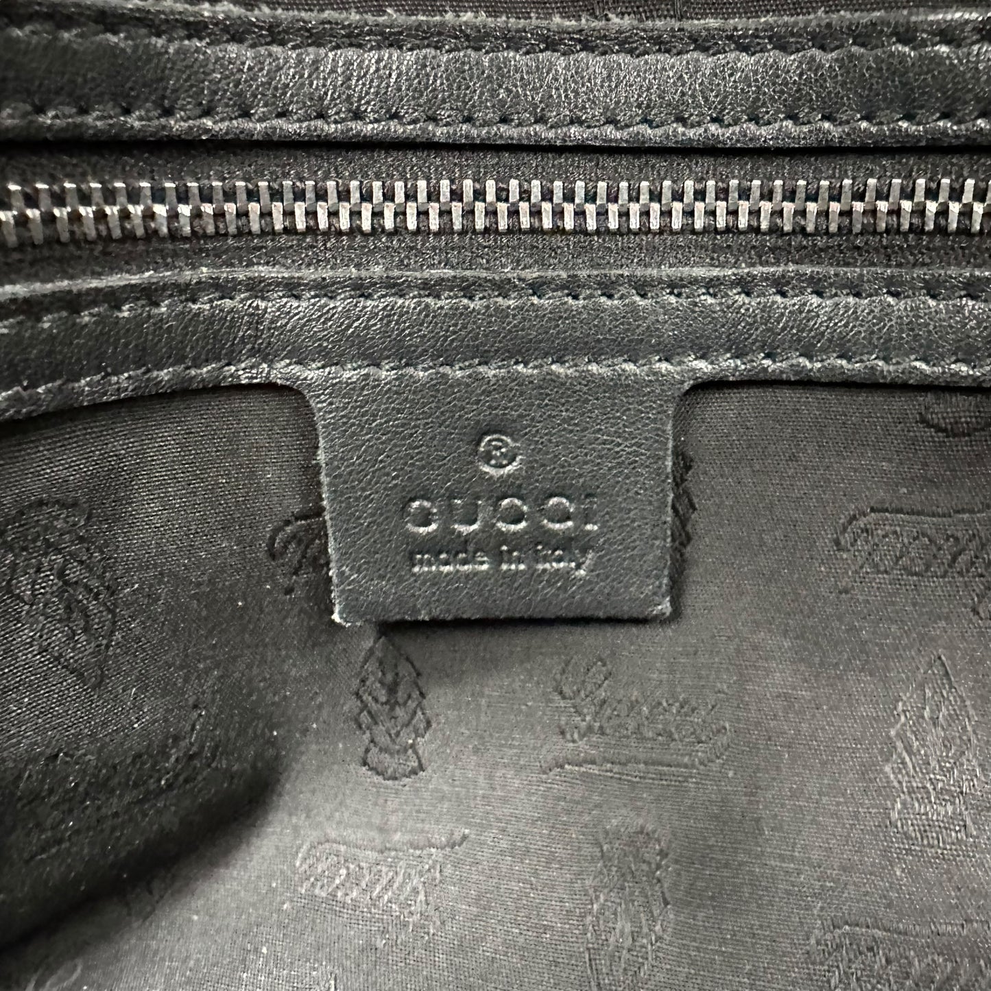 Gucci Black Guccissima Icon Bit 2-Way Leather Shoulder Ba - Outfit Repeater