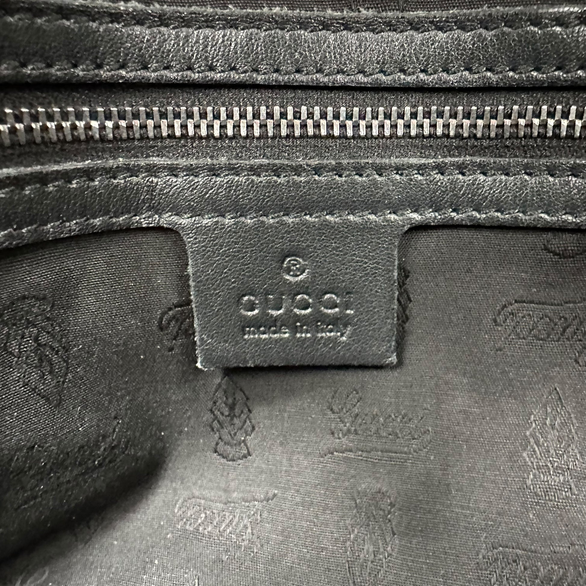 Gucci Black Guccissima Icon Bit 2-Way Leather Shoulder Ba - Outfit Repeater