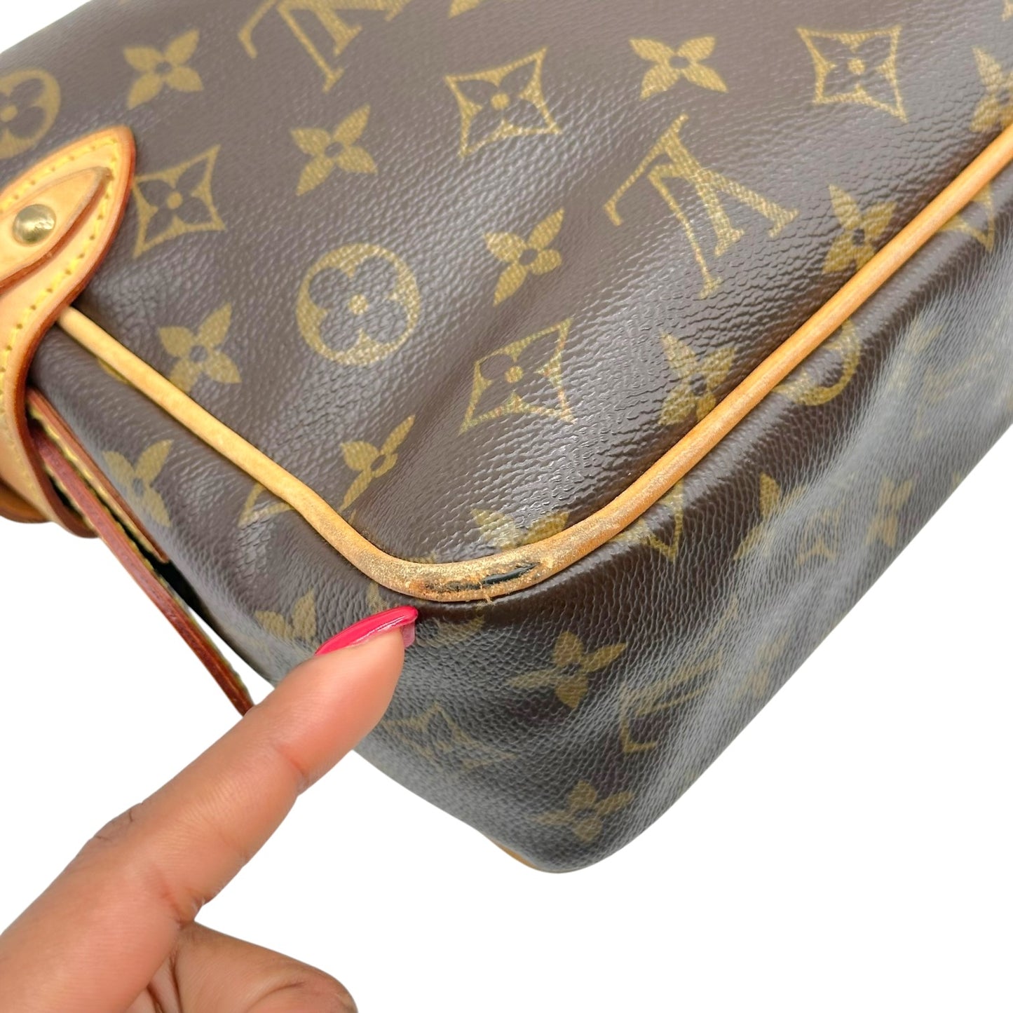 Louis Vuitton Classic Monogram Hudson PM Shoulder Bag