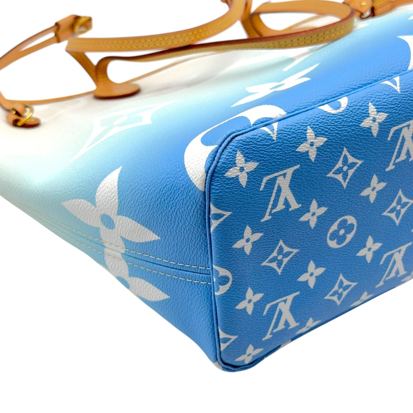Louis Vuitton Blue Giant Monogram Ombre By the Pool Neverfull MM Tote