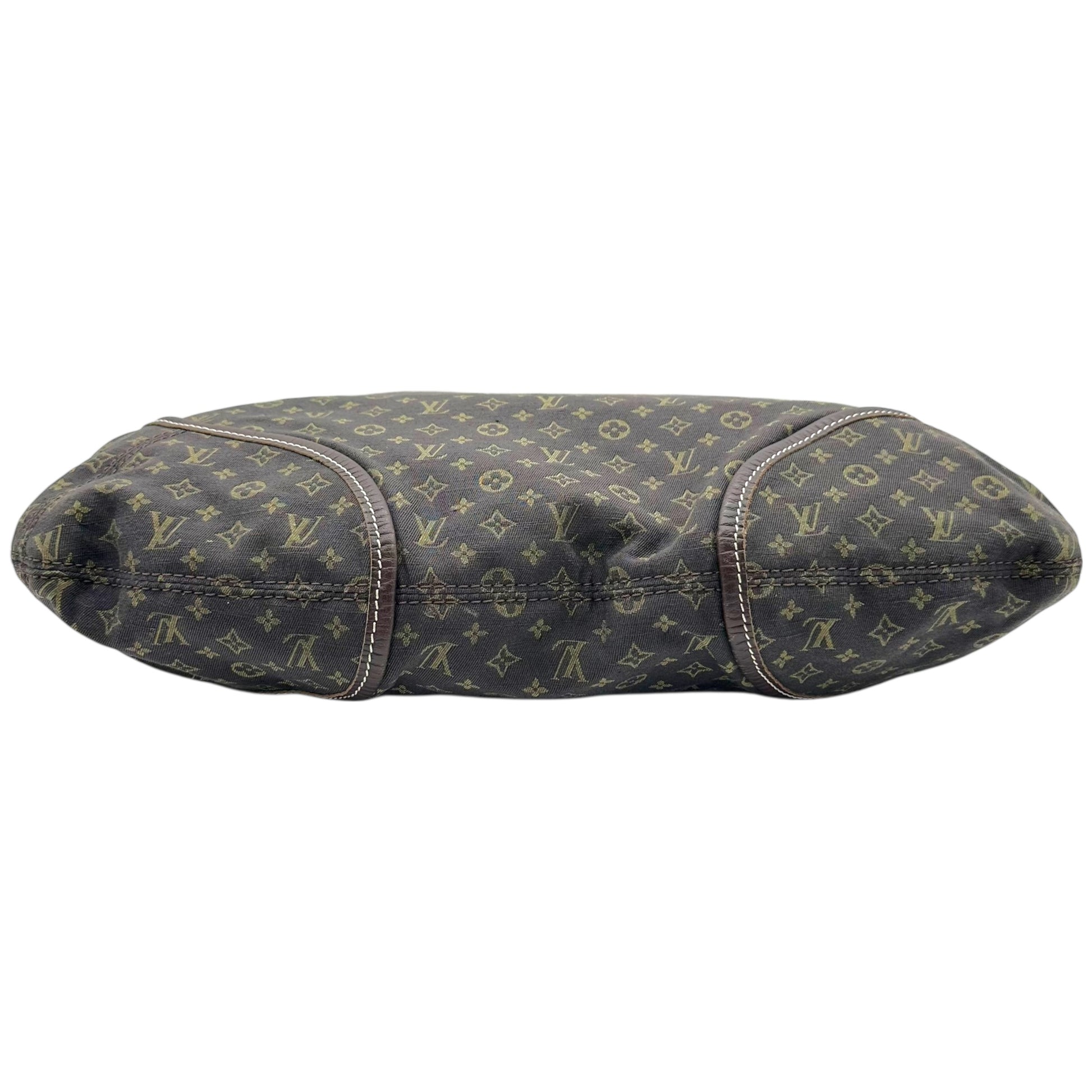 Louis Vuitton Shoulder Bag Brown Lin Monogram Manon MM