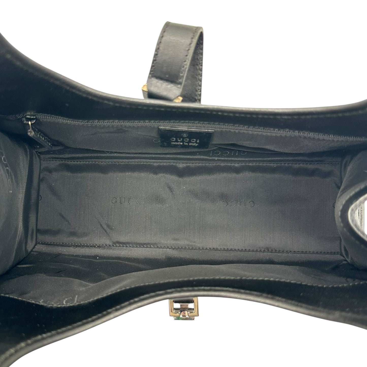 Gucci Black Monogram Jackie Bag