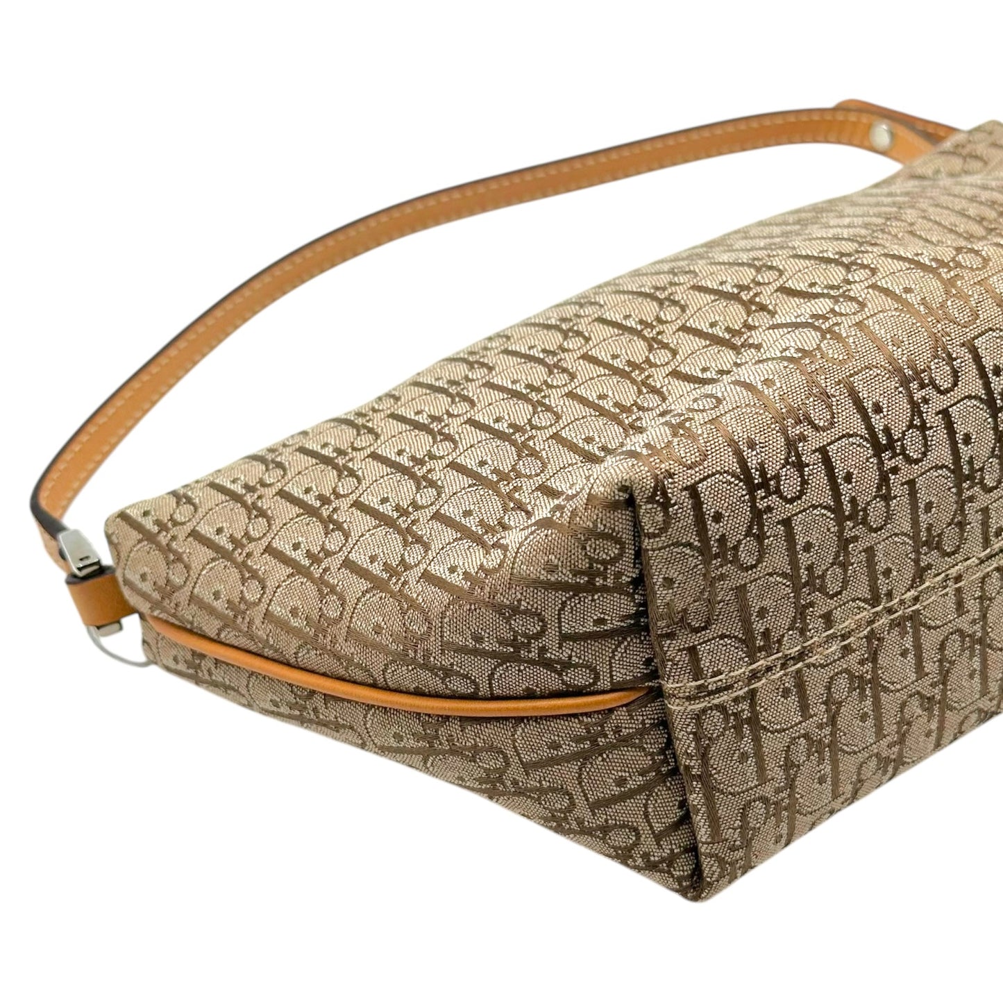Christian Dior Tan Trotter Monogram Pochette Bag