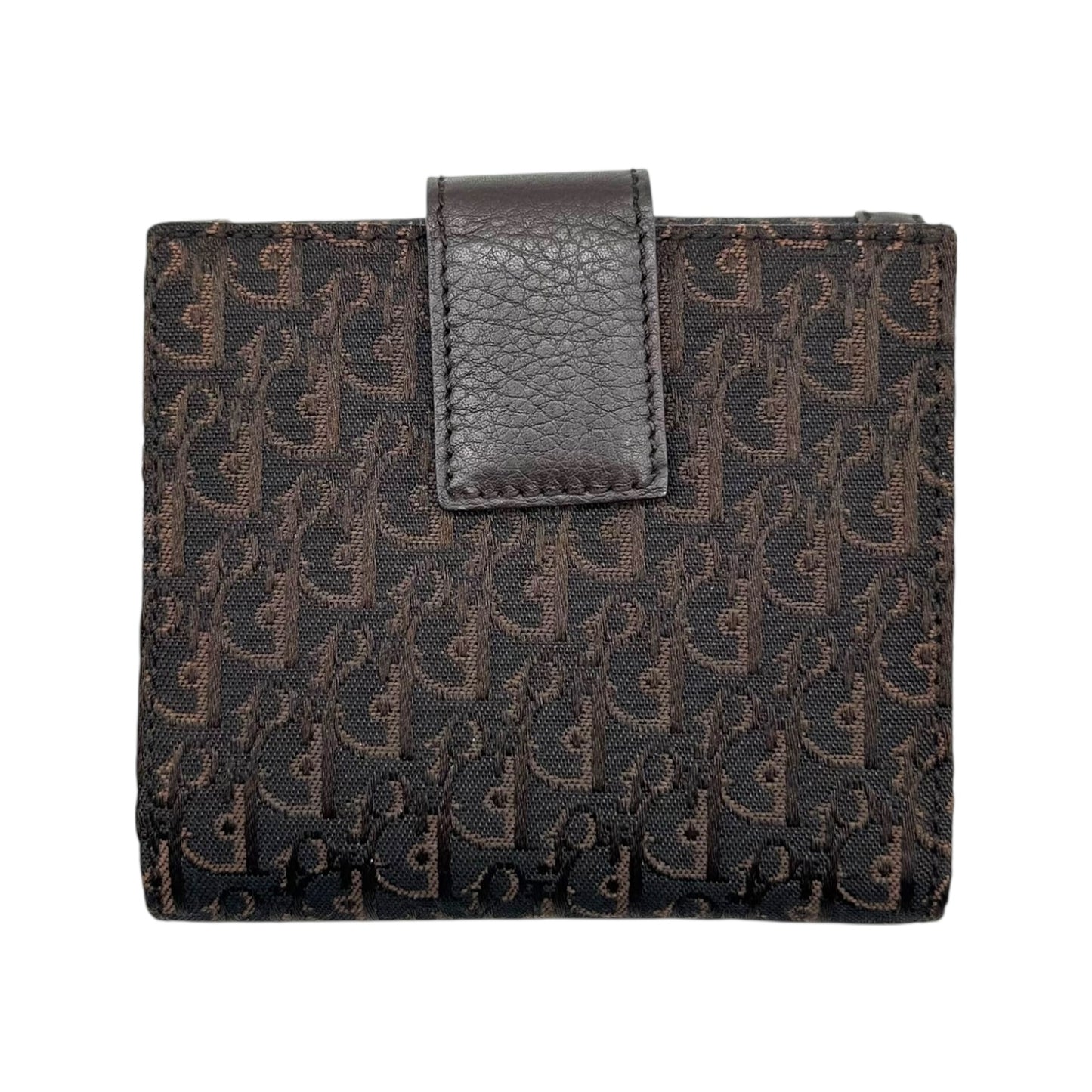 Christian Dior Black Monogram Trotter Bi-fold Wallet - Outfit Repeater