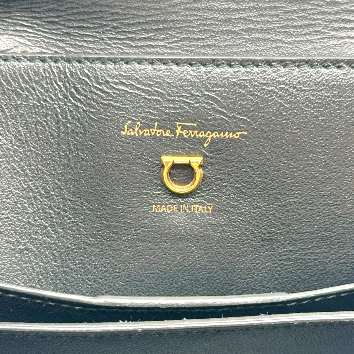 Salvatore Ferragamo Zebra Print 2-Way Handbag