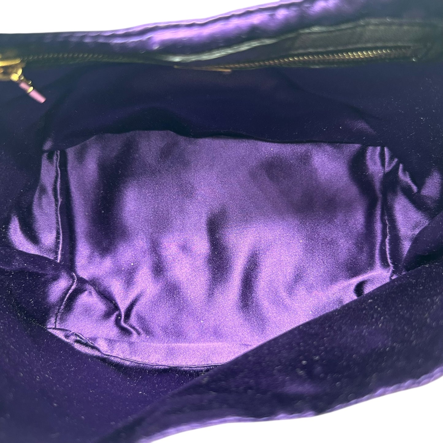 Fendi Brown Suede Baguette Bucket Shoulder Bag