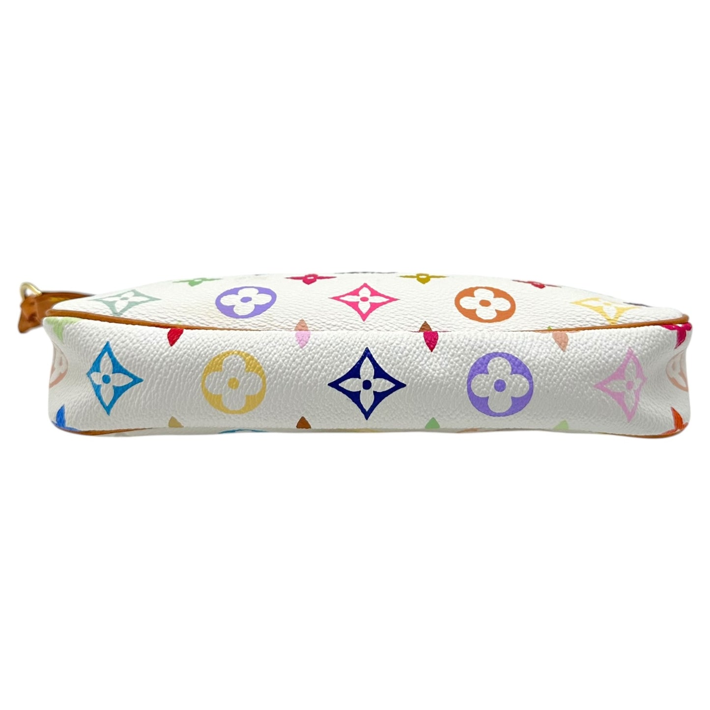 Louis Vuitton Pochette Bag White Multicolor Monogram