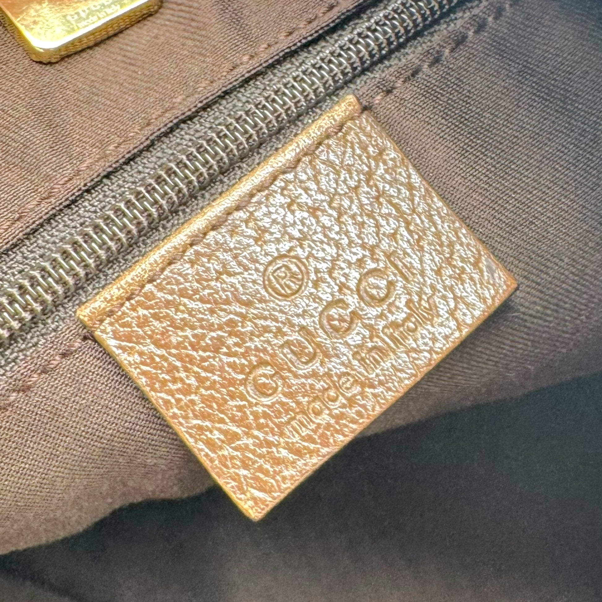 Gucci Brown Suede Guccissima Tote Bag - Outfit Repeater