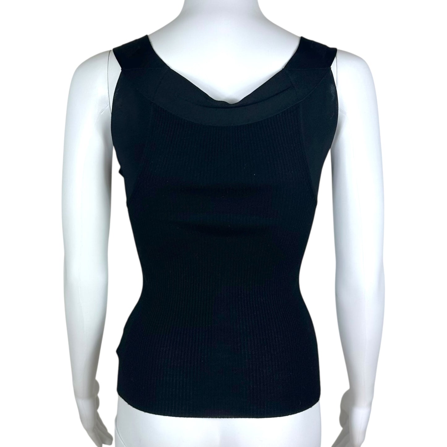 Gucci Black Ribbed Tank