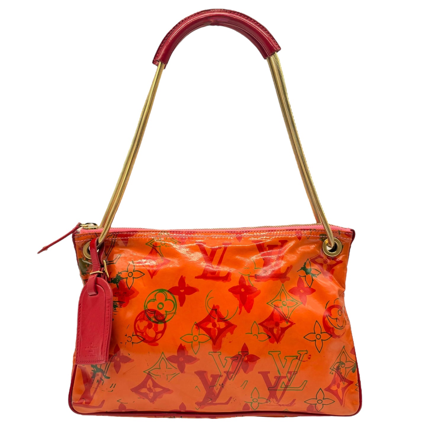 Louis Vuitton x Richard Prince 2008 Orange Bonbon Pochette Bag - Outfit Repeater