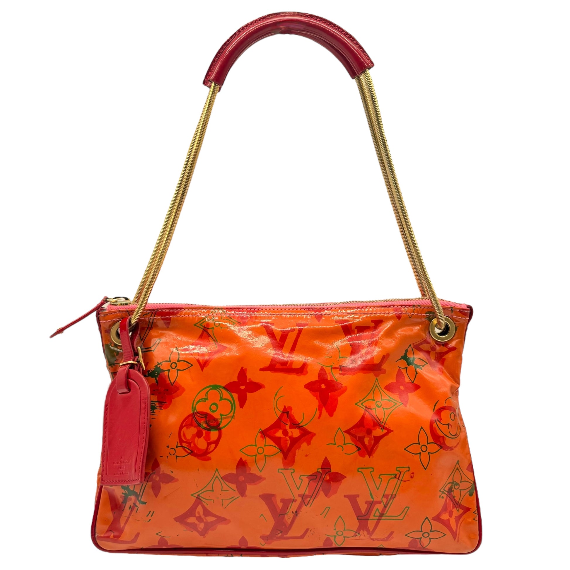 Louis Vuitton x Richard Prince 2008 Orange Bonbon Pochette Bag - Outfit Repeater