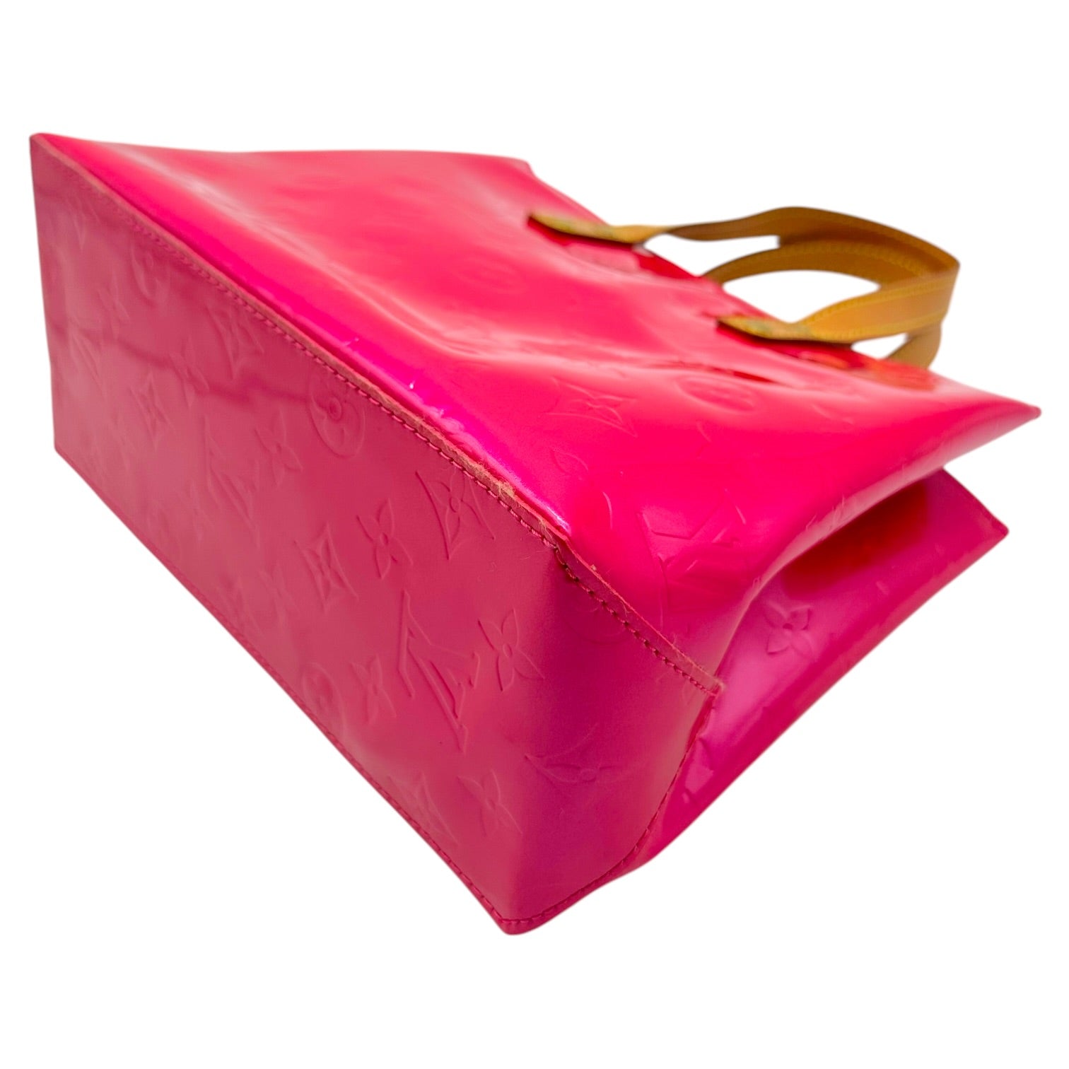 Louis Vuitton Mini Tote Bag Hot Pink Vernis Monogram