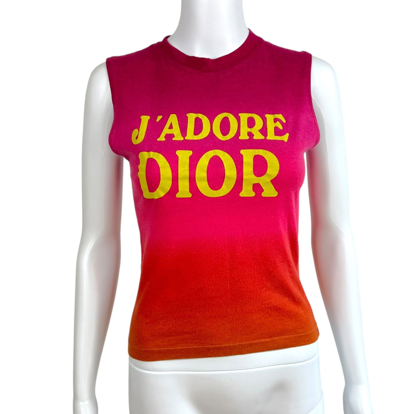Christian Dior F/W 2002 J'Adore Dior Ombre Tank Top