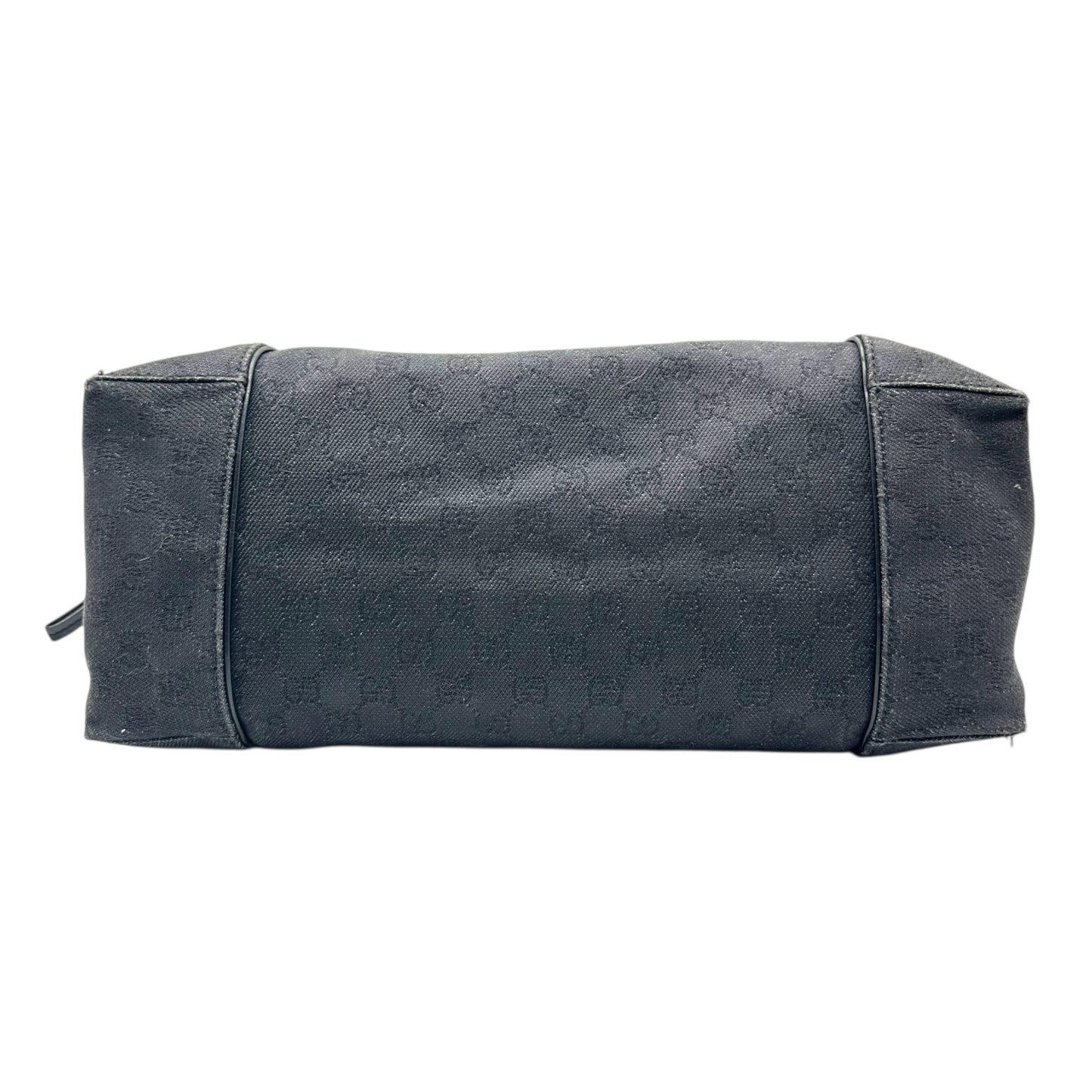 Gucci Gray Denim Monogram Large Hobo Bag - Outfit Repeater