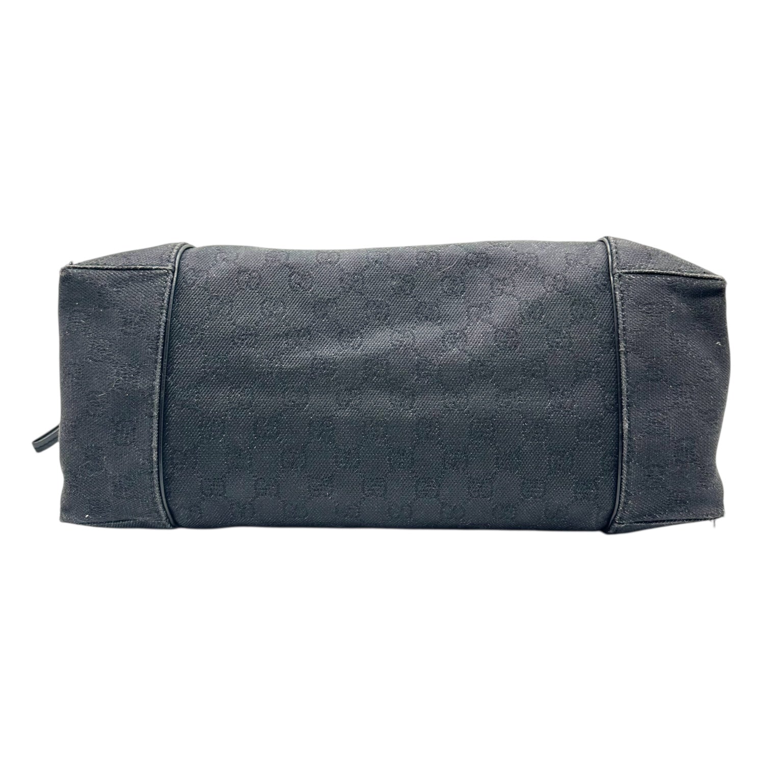 Gucci Gray Denim Monogram Large Hobo Bag - Outfit Repeater