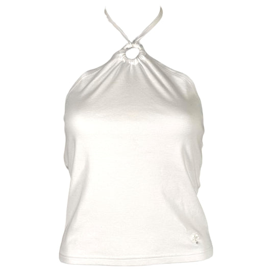 Courreges White Halter Tank