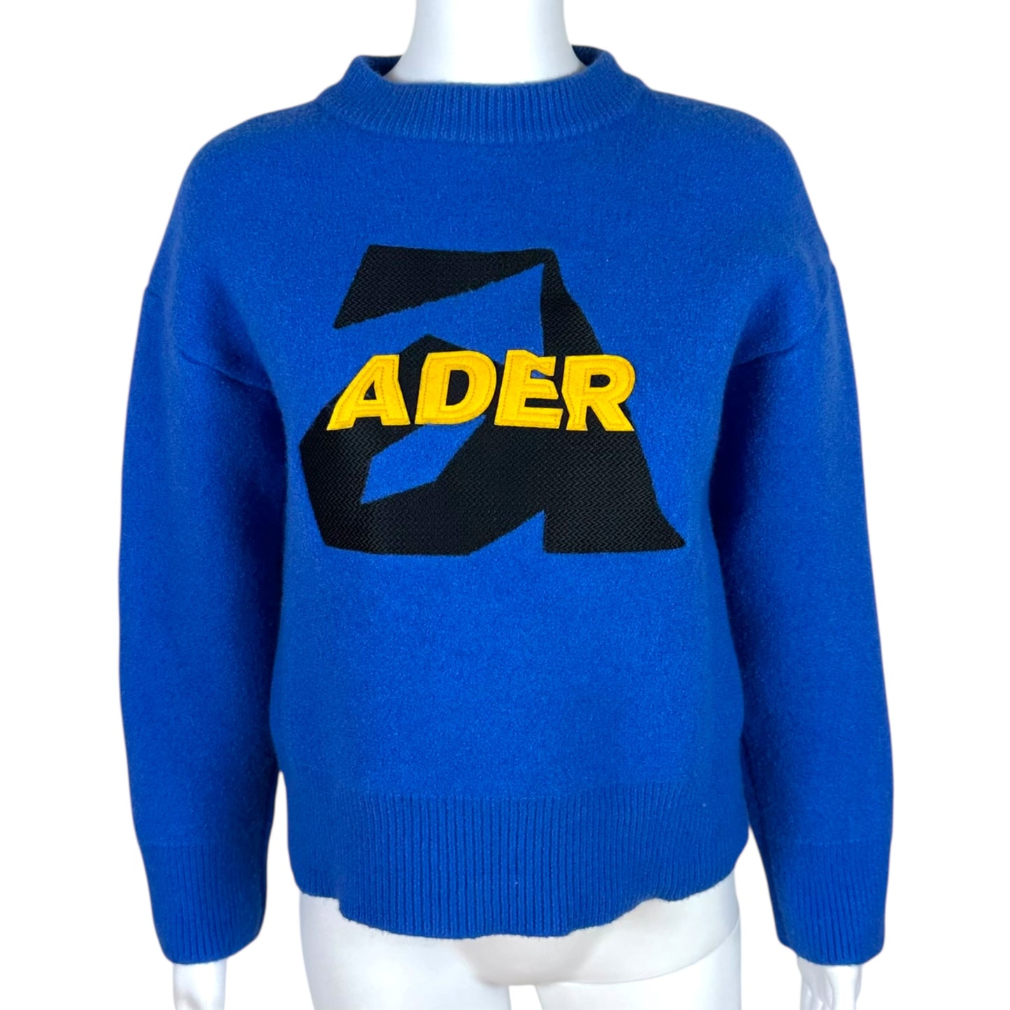 Ader Error Cobalt Blue Wool Sweater