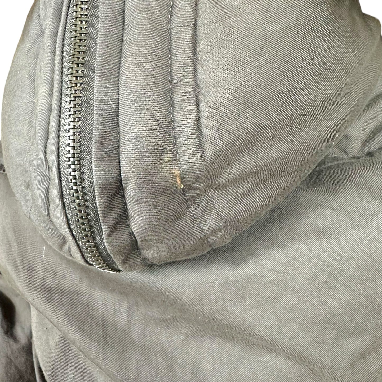 Dsquared2 Fox Fur Trim Down Fill Bomber Jacket