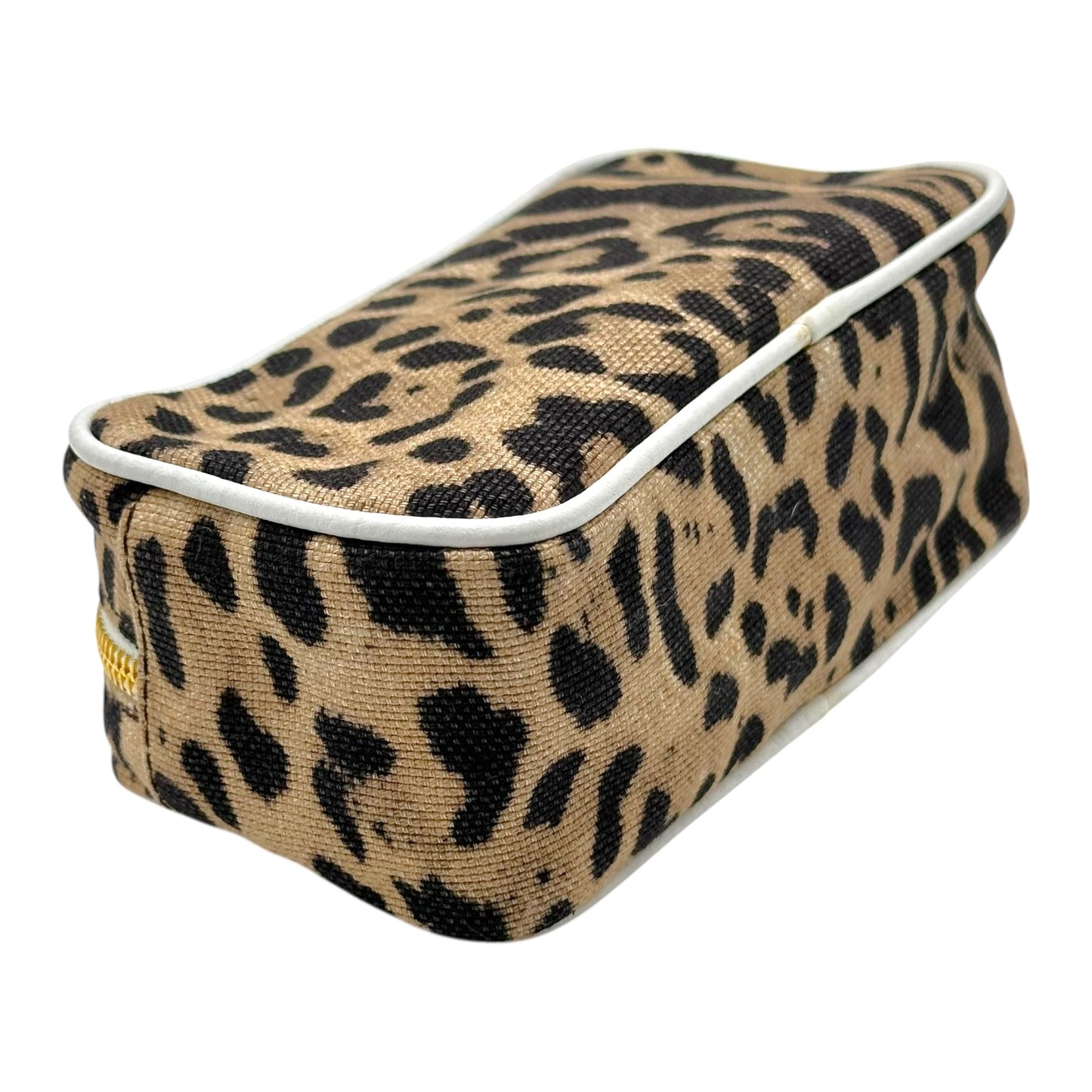 Dolce & Gabbana Leopard Print Small Cosmetic Bag