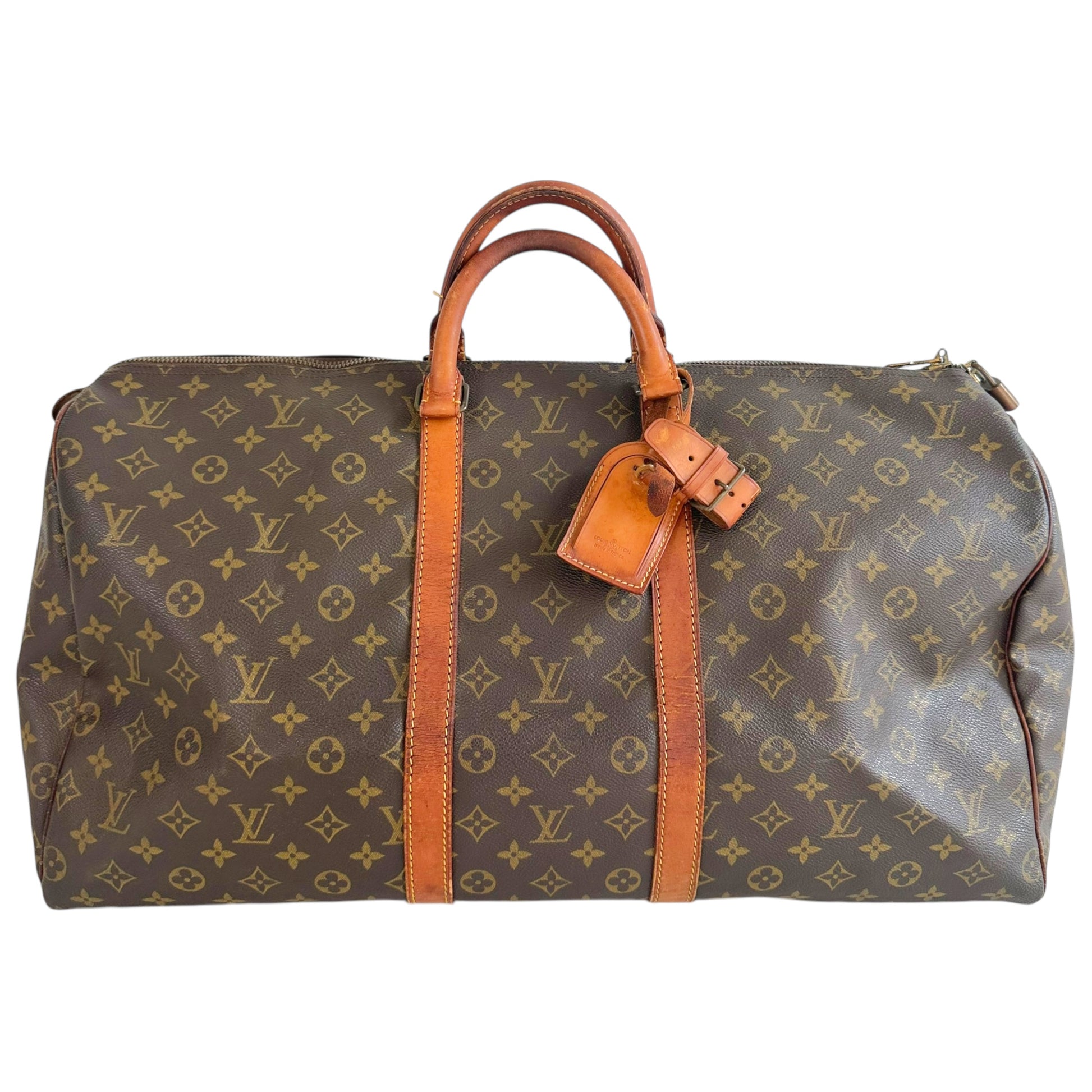 Louis Vuitton Monogram Canvas Keepall 55 Duffle Bag - Outfit Repeater